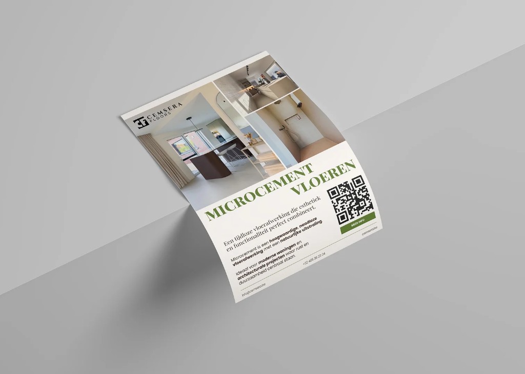 Tweede variant A5 flyer mockup