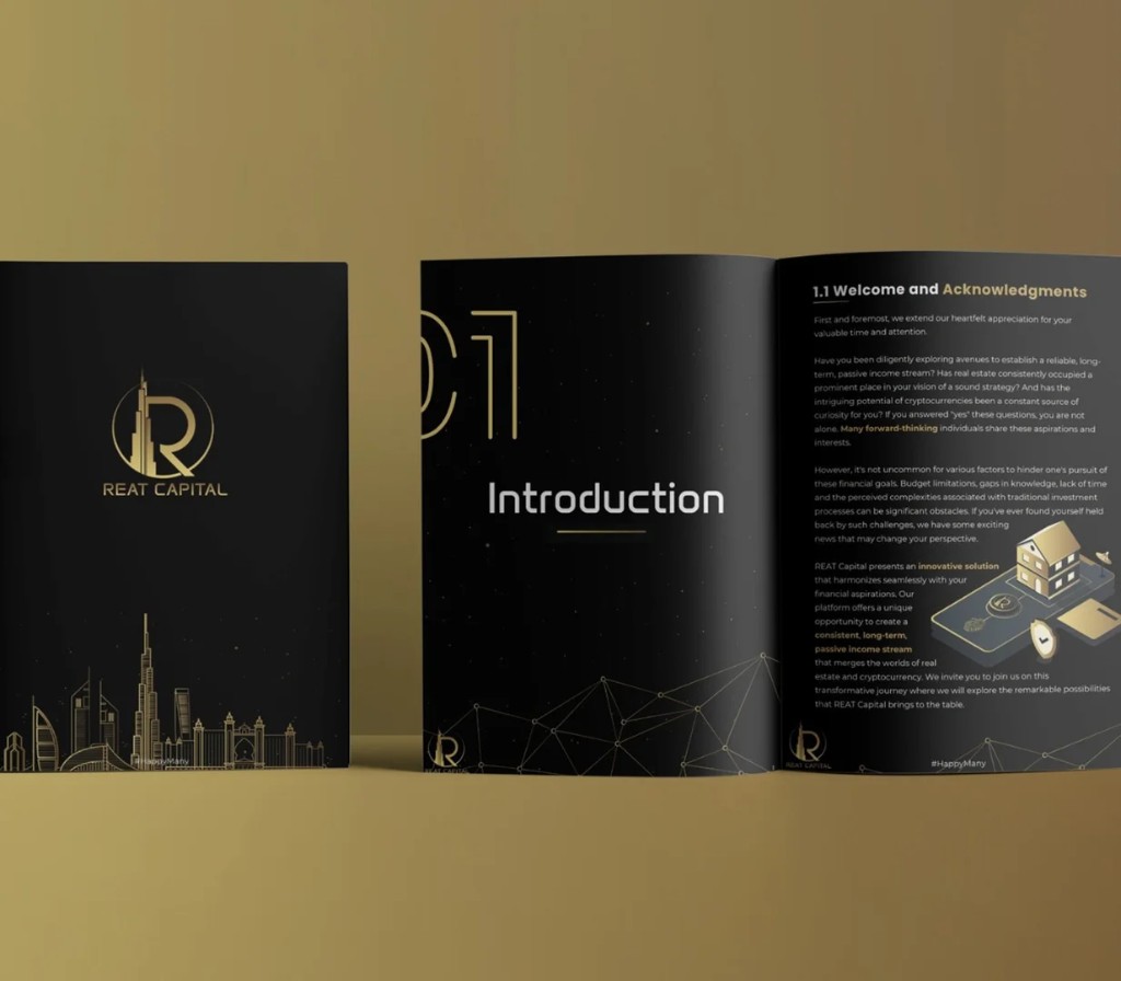 Presentatiemap of corporate folder mockup
